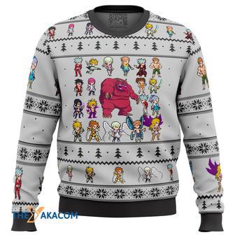 Seven Deadly Sins Sprites Gift For Fan Anime Christmas Ugly Sweater | Favorety UK