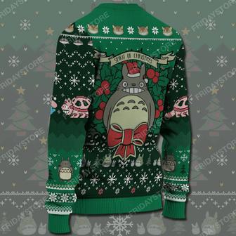 S.Ghibli Ugly Sweater GB Toro Spirit Of Christmas Sweater Amazing S.Ghibli Sweater | Favorety