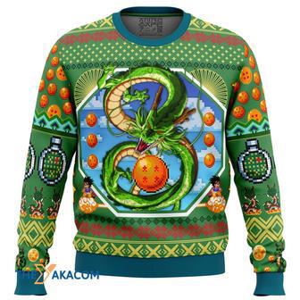 Shenron Dragon Ball Gift For Fan Anime Christmas Ugly Sweater | Favorety