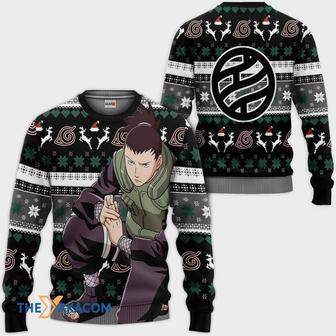 Shikamaru Nara Custom Gift For Fan Anime Christmas Ugly Sweater | Favorety AU