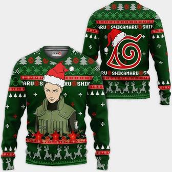 Shikamaru Ugly Christmas Sweater Custom Naruto Anime Xmas Gifts | Favorety UK