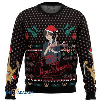 Shinichi Izumi Parasyte Custom Gift For Fan Anime Christmas Ugly Sweater | Favorety UK