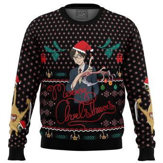 Shinichi Izumi Parasyte Ugly Christmas Sweater | Favorety