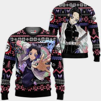 Shinobu Kocho Ugly Christmas Sweater Custom Anime Kimetsu Xmas Gifts | Favorety UK