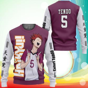 Shiratorizawa Satori Tendo Sweatshirt Haikyuu Anime Sweater | Favorety AU