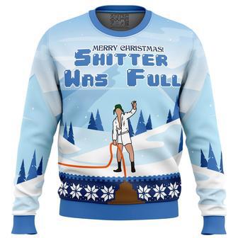 Shitter was Full National Lampoon's Christmas Vacation Ugly Christmas Sweater | Favorety UK