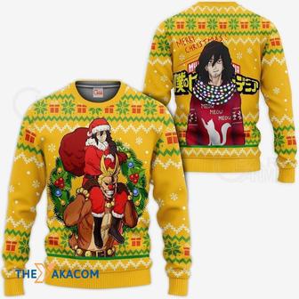 Shota Aizawa And All Might MHA Gift For Fan Anime Christmas Ugly Sweater | Favorety AU