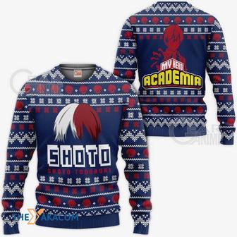 Shoto Todoroki My Hero Academia Anime Custom Gift For Fan Anime Christmas Ugly Sweater | Favorety