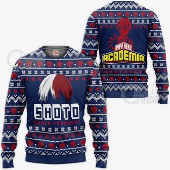 Shoto Todoroki Ugly Christmas Sweater My Hero Academia Anime Shirt | Favorety CA