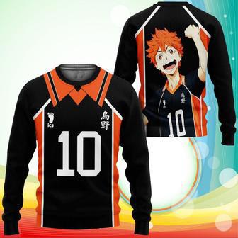 Shoyo Hinata Karasuno Sweatshirt Shirts Haikyuu Anime Costume | Favorety UK