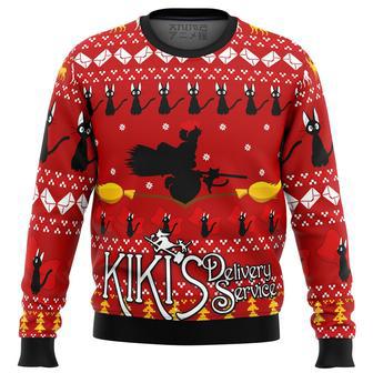 Silhouette Kiki's Delivery Service Ugly Christmas Sweater | Favorety DE