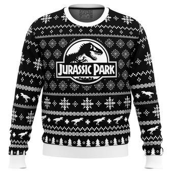 Skeleton Christmas Jurassic Park Ugly Christmas Sweater | Favorety UK