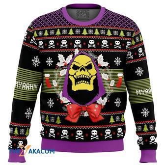 Skeletor Gift For Fan Anime Christmas Ugly Sweater | Favorety