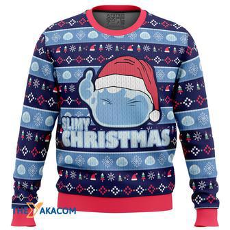 Slimy Christmas That time I got reincarnated as a slime Gift For Fan Anime Christmas Ugly Sweater | Favorety CA