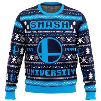 Smash University Super Smash Bros Ugly Christmas Sweater | Favorety DE