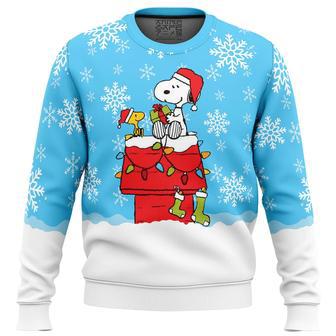 Snowy Christmas Snoopy Ugly Christmas Sweater | Favorety CA