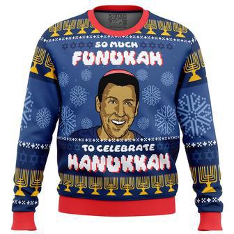 So Much Funukah Adam Sandler Ugly Christmas Sweater | Favorety AU