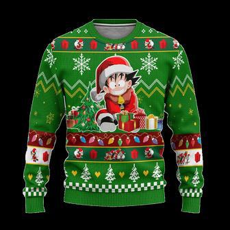 Son Goku Anime Ugly Christmas Sweatshirt Dragon Ball Xmas Gift | Favorety CA