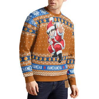 Son Goku Santa Claus Dragon Ball Ugly Christmas Sweater | Favorety DE