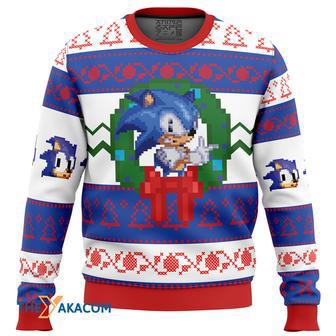 Sonic the Hedgehog Gift For Fan Anime Christmas Ugly Sweater | Favorety UK