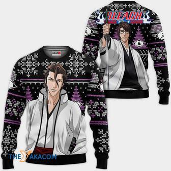 Sosuke Aizen BLEACH Custom Gift For Fan Anime Christmas Ugly Sweater | Favorety CA