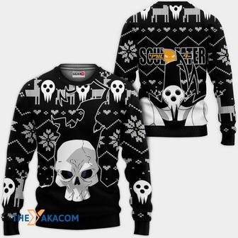 Soul Eater Death Anime Soul Eater Custom Gift For Fan Anime Christmas Ugly Sweater | Favorety AU