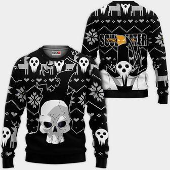 Soul Eater Death Ugly Christmas Sweater Custom Anime Soul Eater Xmas Gifts | Favorety UK