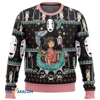 SPIRITED AWAY Avatar Gift For Fan Anime Christmas Ugly Sweater | Favorety CA