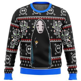 SPIRITED AWAY No Face Ugly Christmas Sweater | Favorety CA