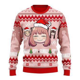 Spy X Family Anya Ugly Christmas Sweater Anime Xmas Gift | Favorety AU