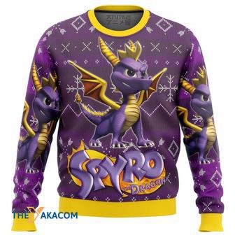 Spyro the Dragon Gift For Fan Anime Christmas Ugly Sweater | Favorety AU