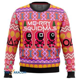 Squid Game Squidmas Custom Gift For Fan Anime Christmas Ugly Sweater | Favorety UK