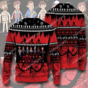 Stranger Things Ugly Sweater ST Up Down World Horror Christmas Sweater | Favorety DE