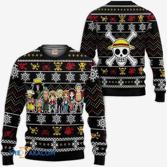 Straw Hat Pirates Custom Anime One Piece Gift For Fan Anime Christmas Ugly Sweater | Favorety AU