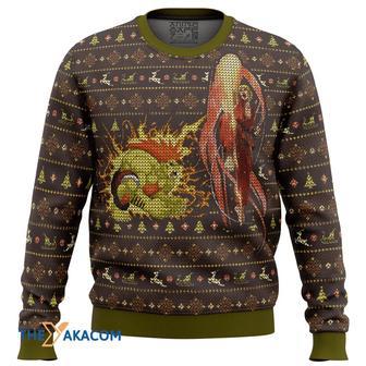 Street Fighter Ken Vs. Blanka Custom Gift For Fan Anime Christmas Ugly Sweater | Favorety DE