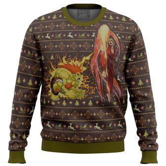 Street Fighter Ken Vs. Blanka Ugly Christmas Sweater | Favorety UK