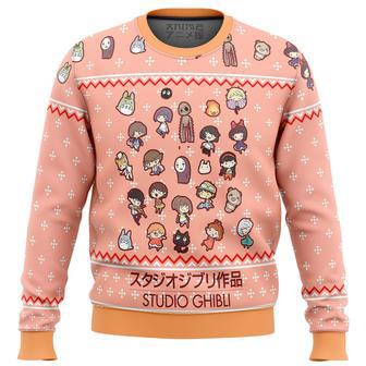 Studio Ghibli Cuties Ugly Christmas Sweater | Favorety UK