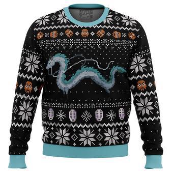 Studio Ghibli Haku Spirited Away Miyazaki Ugly Christmas Sweater | Favorety DE