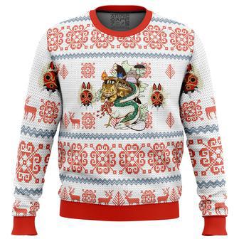 Studio Ghibli Light Ugly Christmas Sweater | Favorety UK