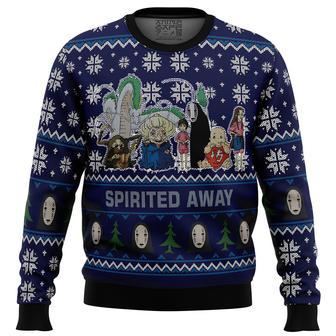 Studio Ghibli Spirited Away Squad Ugly Christmas Sweater | Favorety DE