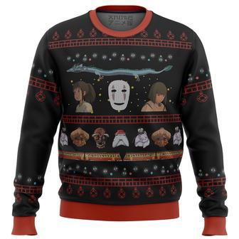 Studio Ghibli Spirited Ugly Christmas Sweater | Favorety UK