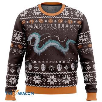 Studio Ghibli Spirits Gift For Fan Anime Christmas Ugly Sweater | Favorety