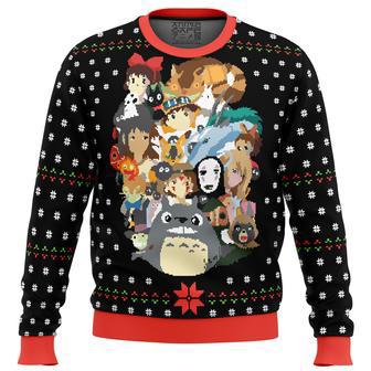 Studio Ghibli Xmas Main Miyazaki Ugly Christmas Sweater | Favorety DE