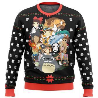 Studio Ghibli Xmas Main Ugly Christmas Sweater | Favorety DE