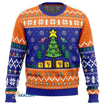 Super Bros Christmas Super Mario Bros. Gift For Fan Anime Christmas Ugly Sweater | Favorety UK