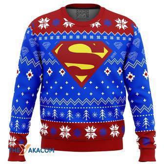 Super Heroes Superman Christmas Gift For Fan Anime Christmas Ugly Sweater | Favorety CA