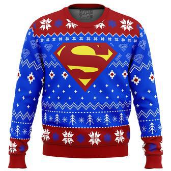 Super Heroes Superman Christmas Ugly Christmas Sweater | Favorety CA