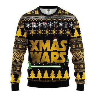 SW Christmas Sweater Xmas Wars Stormtrooper Darth Vader Golden Black Ugly Sweater Amazing SW Ugly | Favorety UK