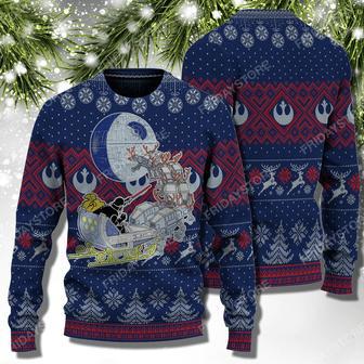 SW Sweater Darth Santa Christmas Ugly Sweater Cute High Quality SW Ugly Sweater | Favorety CA