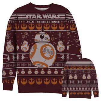 SW Sweater SW Join The Resistance Ugly Sweater Awesome High Quality SW Ugly Sweater | Favorety